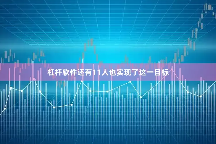 杠杆软件还有11人也实现了这一目标